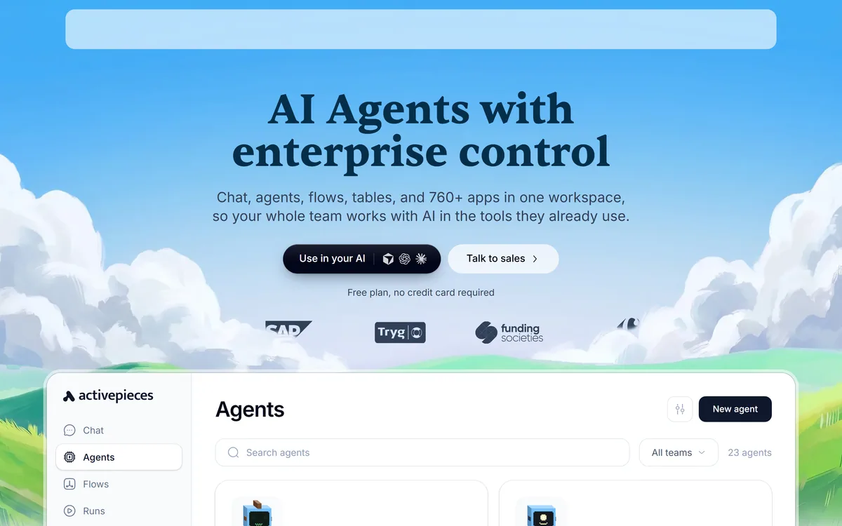 Activepieces screenshot