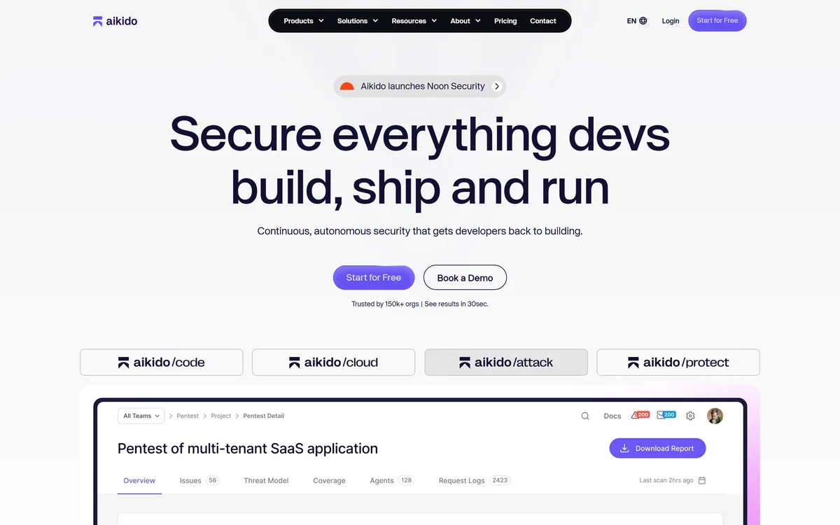Aikido Security screenshot