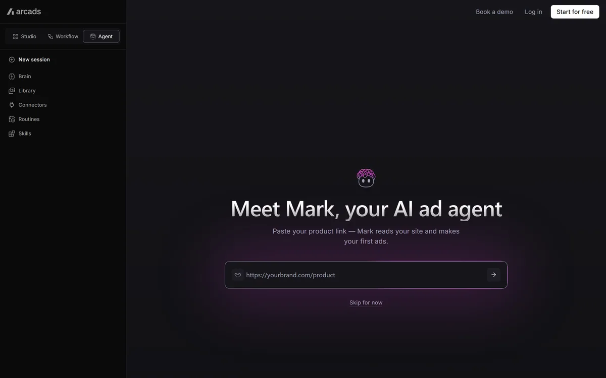 Arcads screenshot