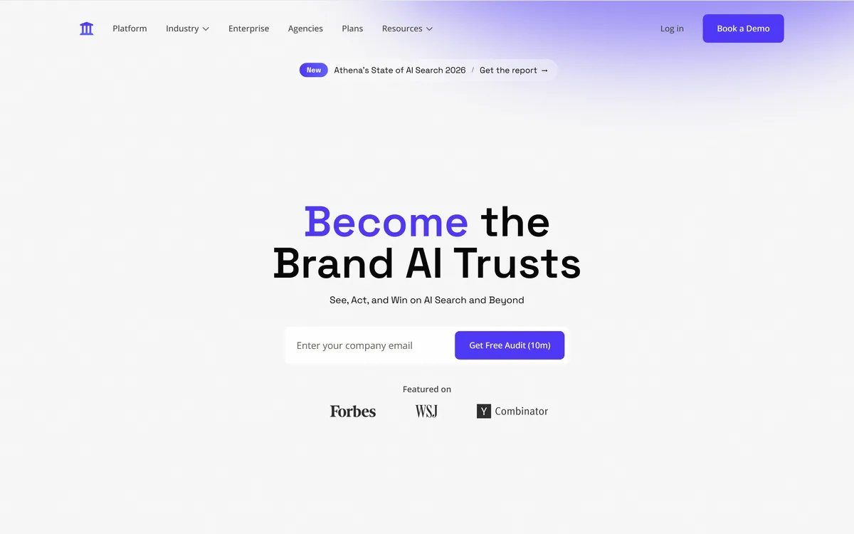 AthenaHQ screenshot
