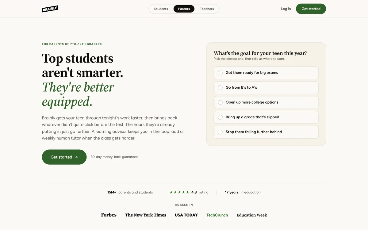 Brainly screenshot