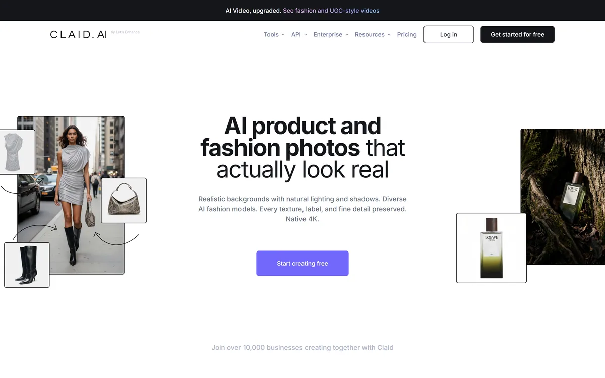 Claid.ai screenshot