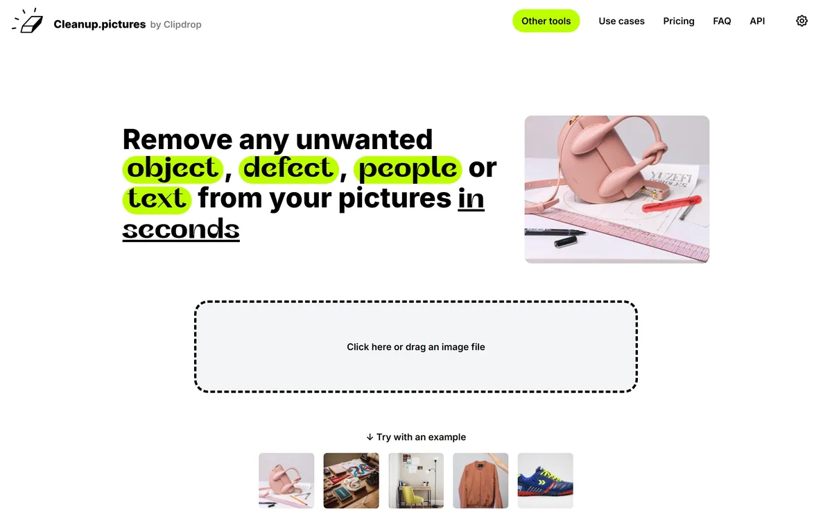 Cleanup.pictures screenshot