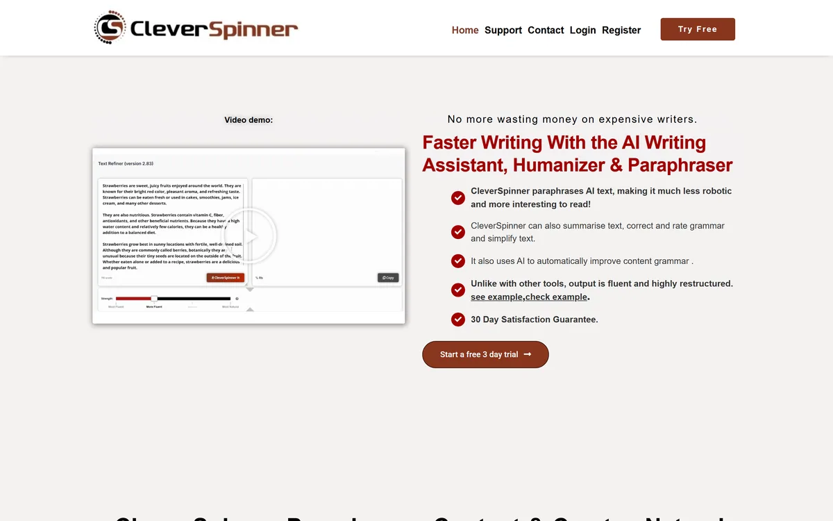 CleverSpinner screenshot