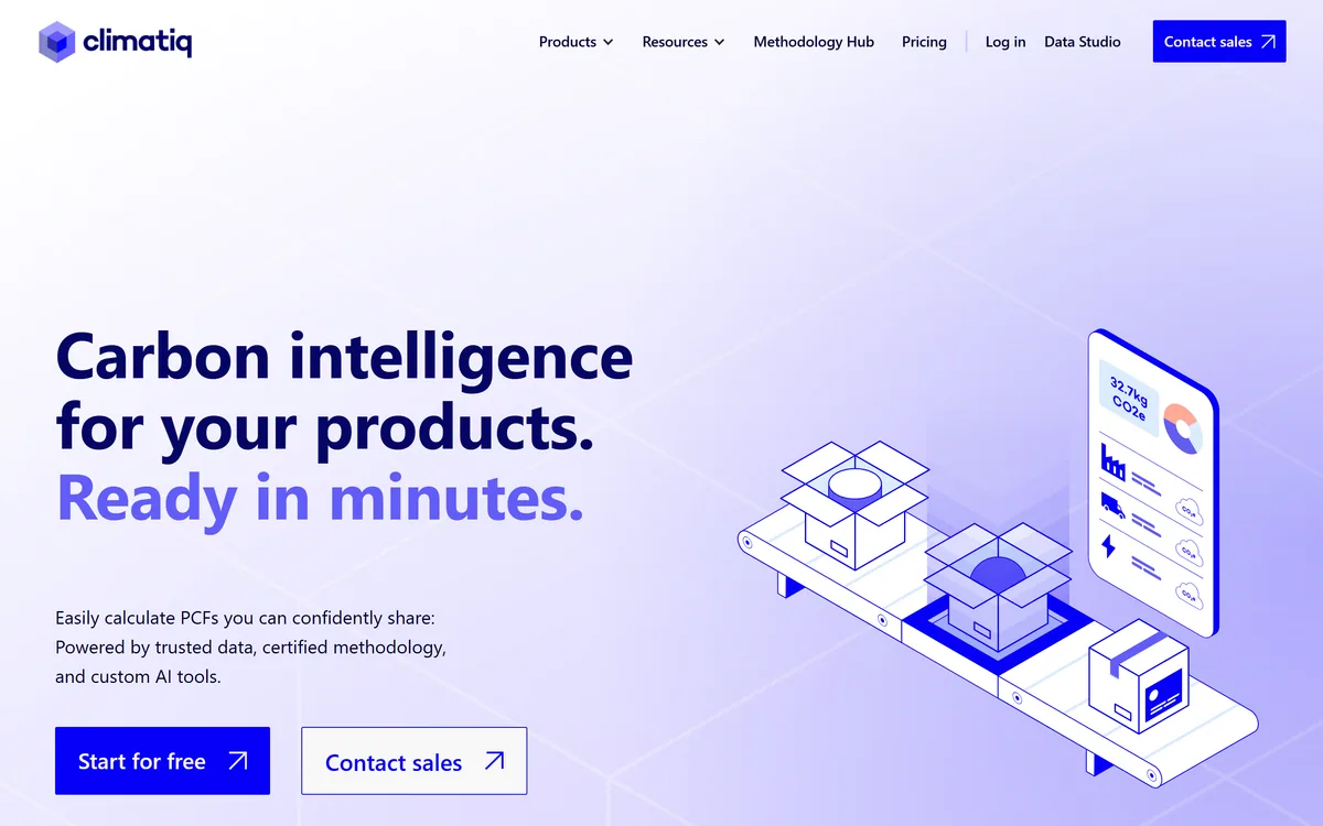 Climatiq screenshot