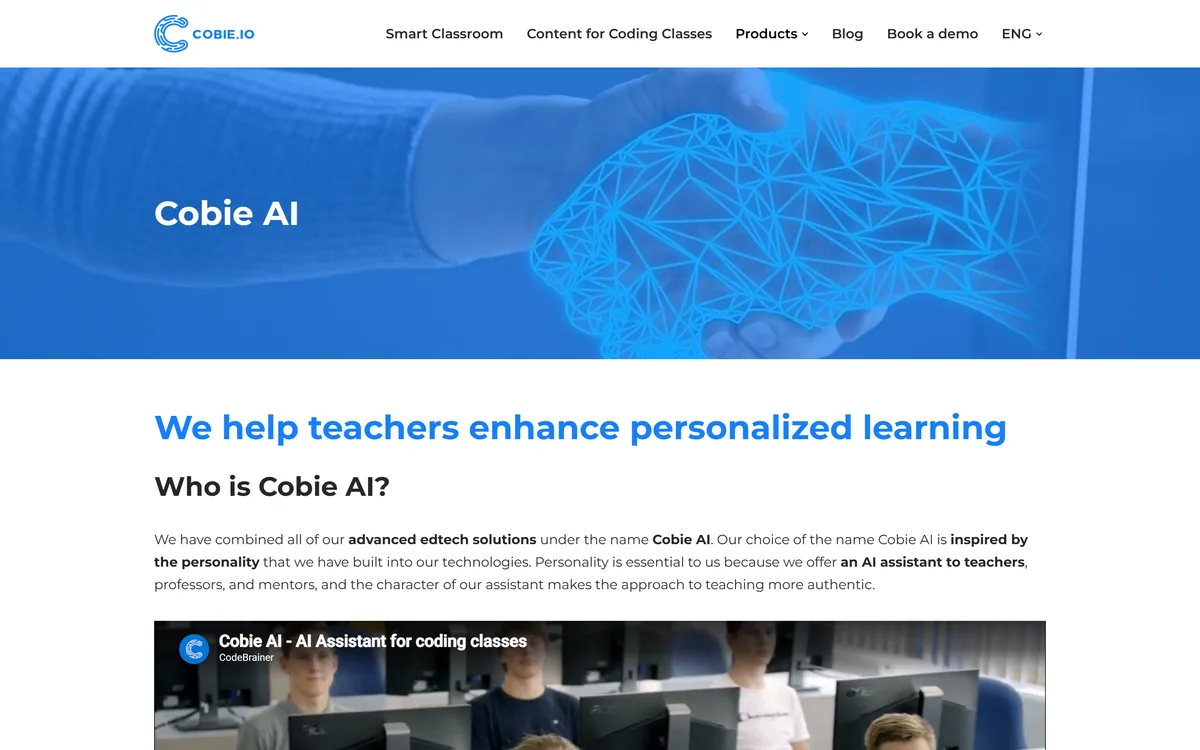 Cobie AI screenshot