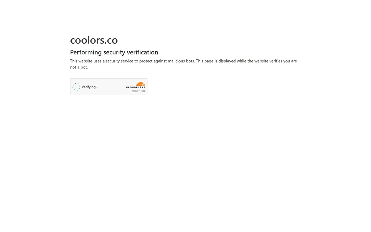 Coolors screenshot