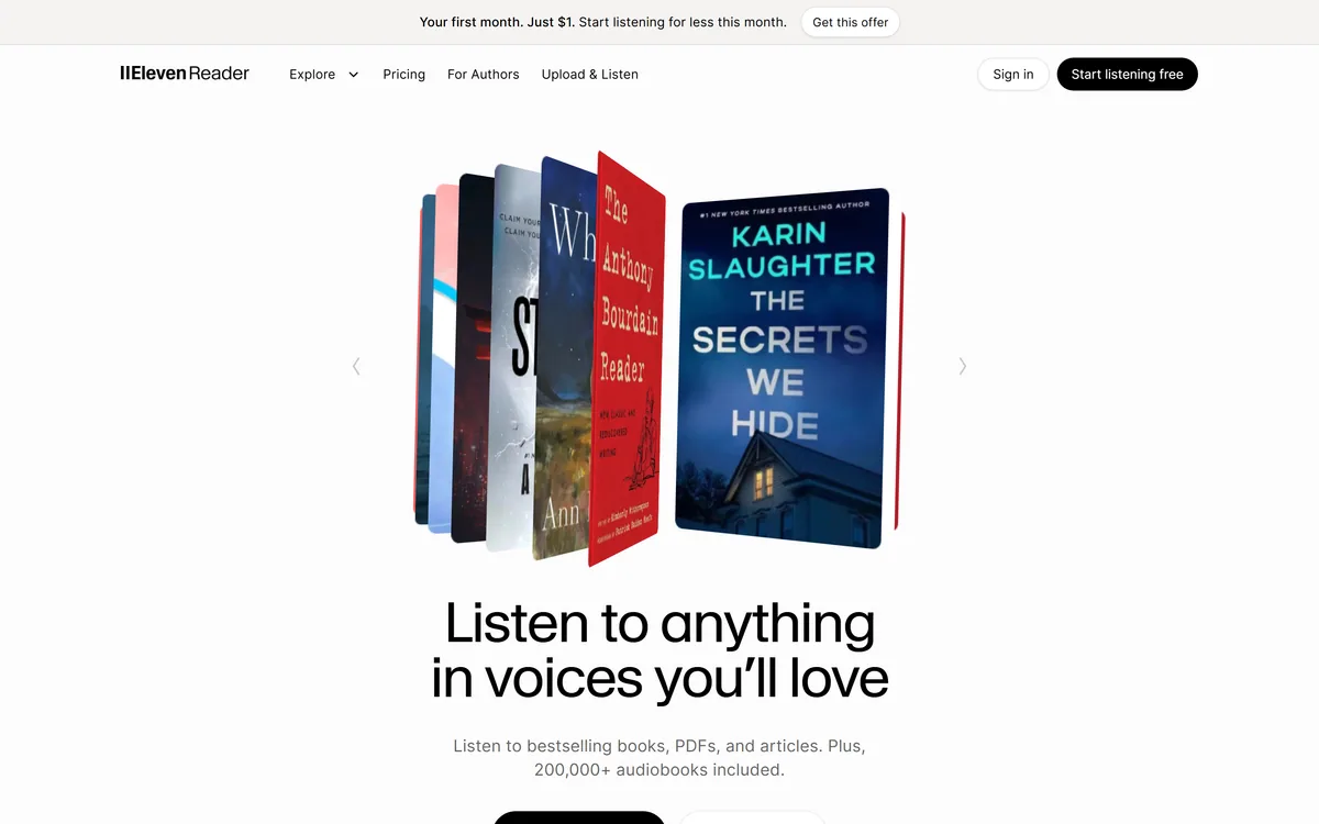 ElevenReader screenshot