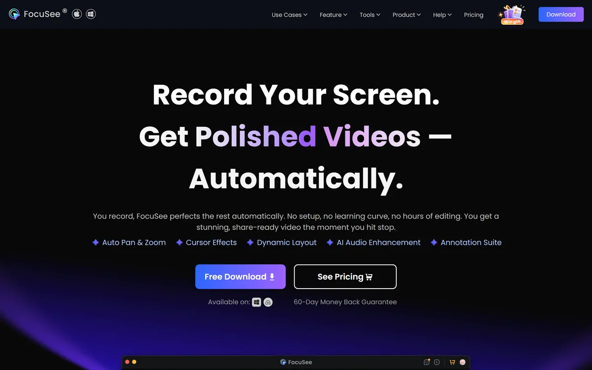 FocuSee screenshot