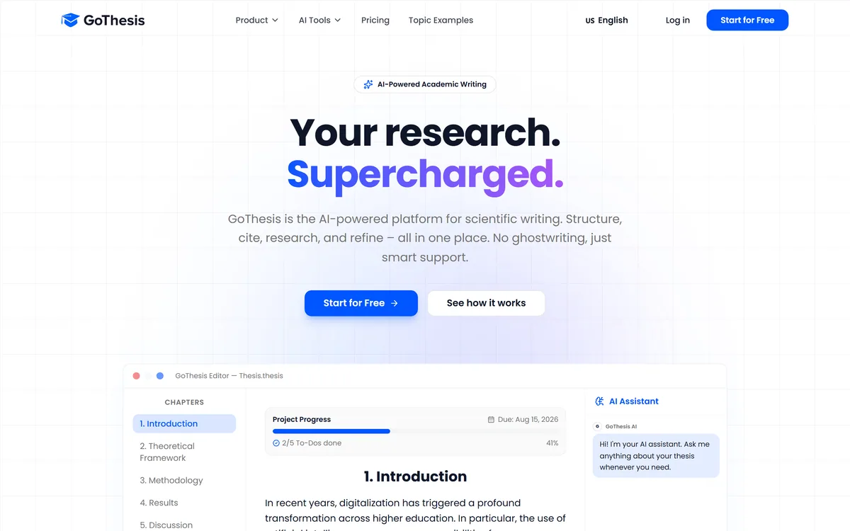 GoThesis screenshot