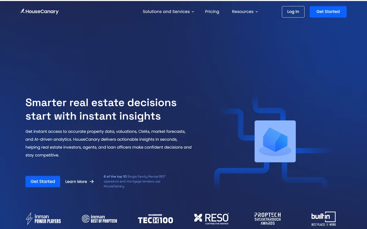 HouseCanary screenshot