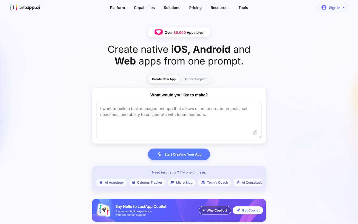 LastApp.ai screenshot