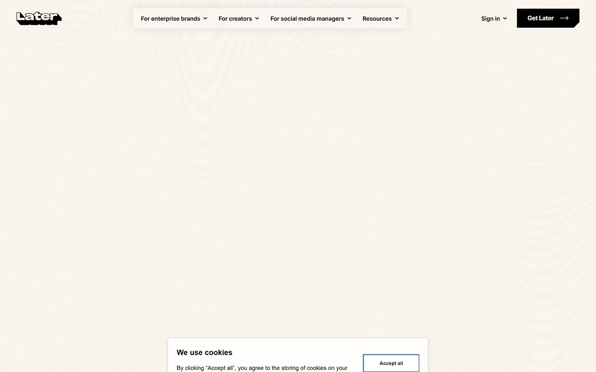 Later screenshot