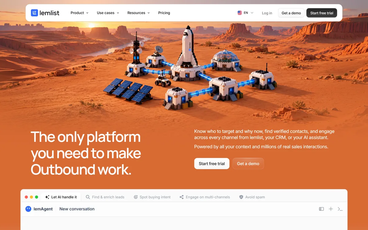 Lemlist screenshot