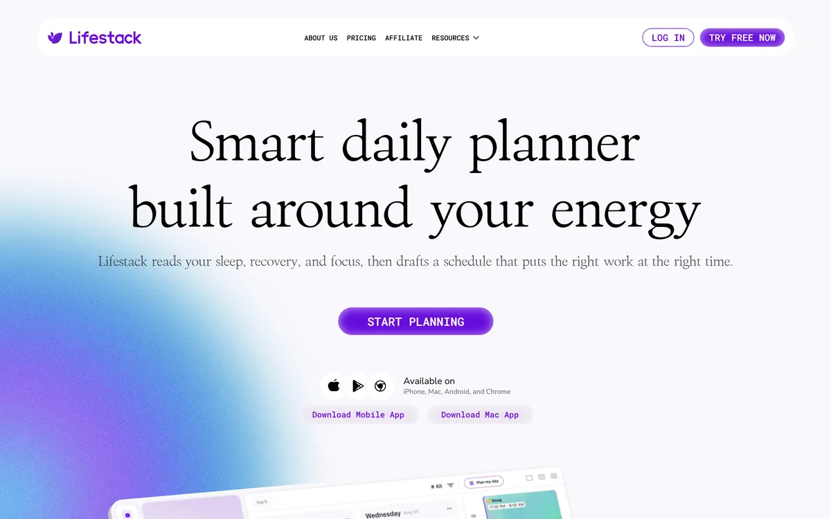 Lifestack screenshot