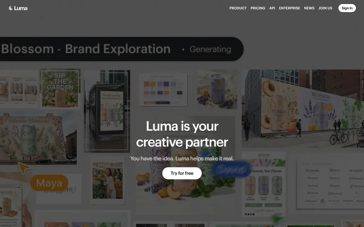 Luma AI screenshot