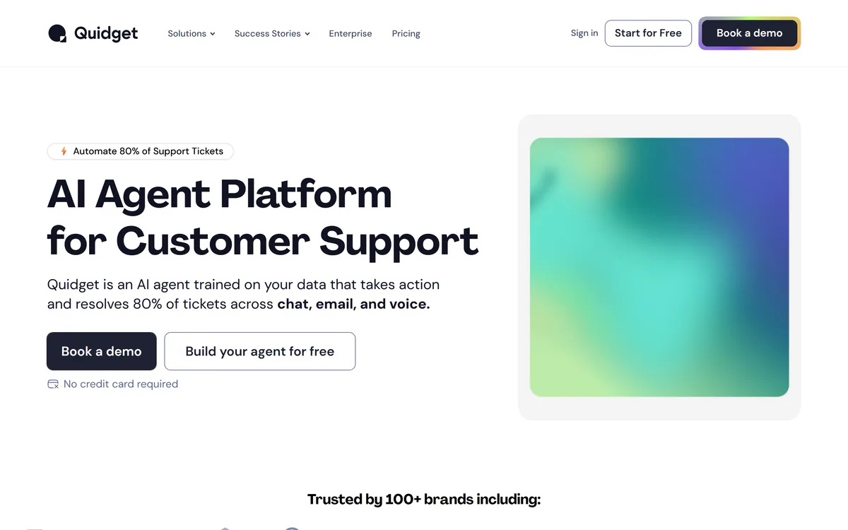 Quidget screenshot