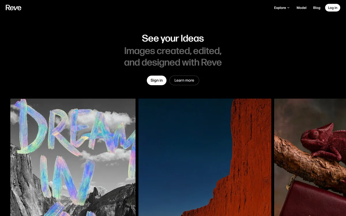 Reve screenshot