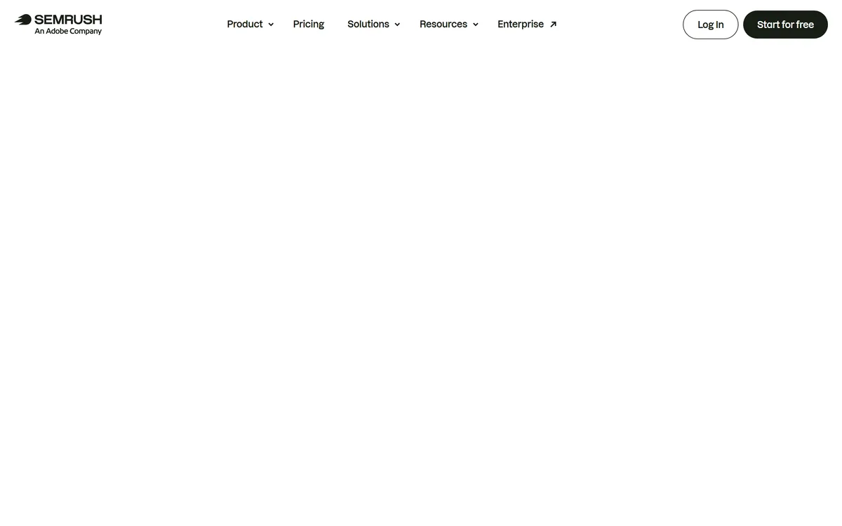 Semrush One screenshot