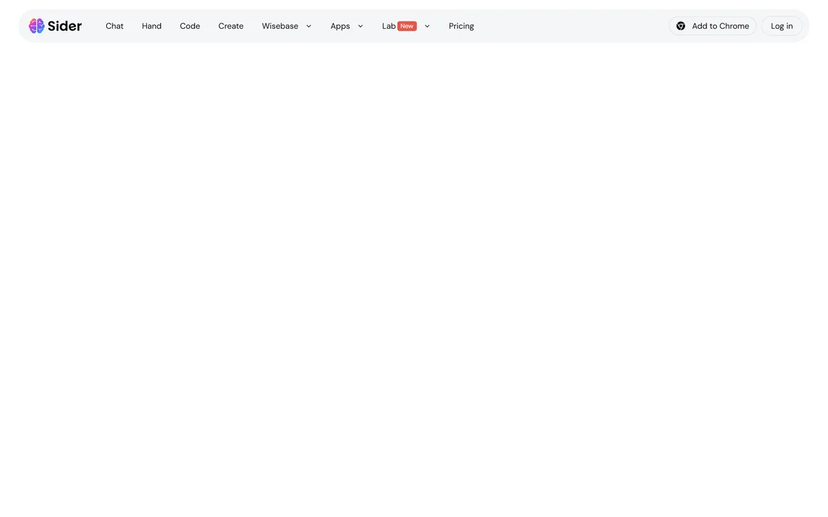Sider screenshot