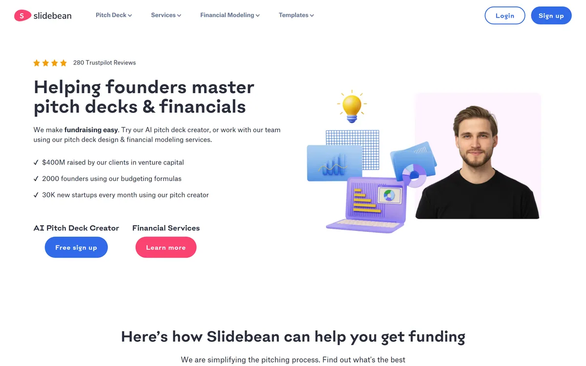 Slidebean screenshot