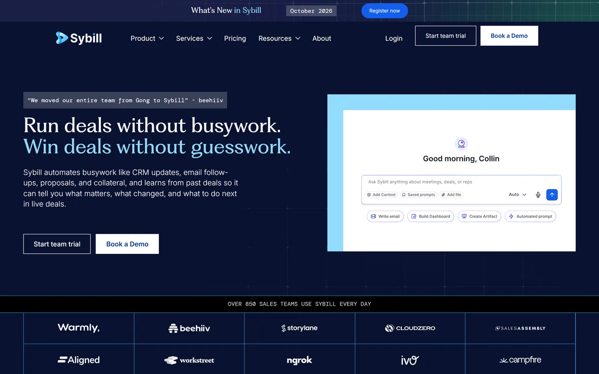Sybill screenshot