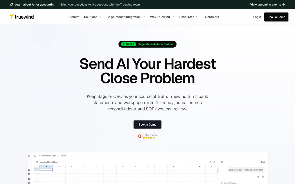 Truewind screenshot