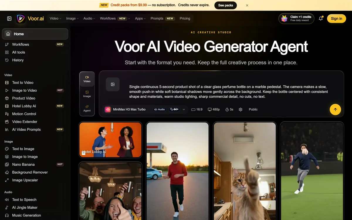Voor AI screenshot