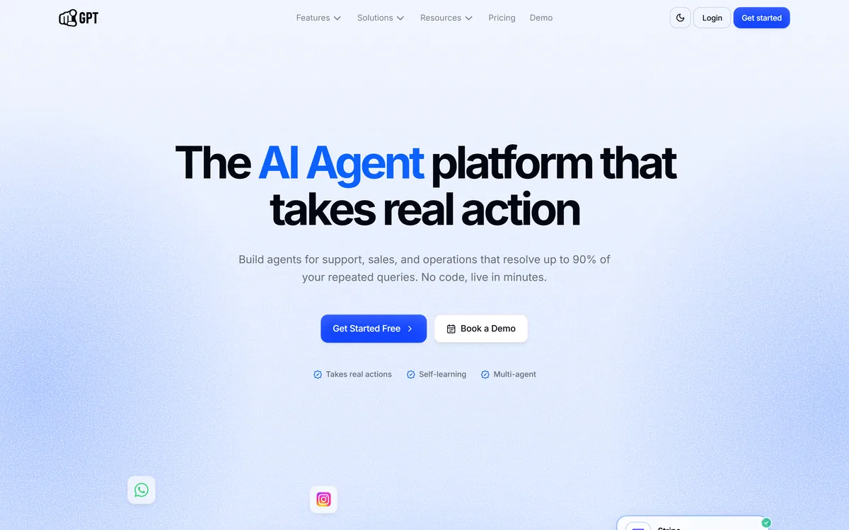 YourGPT screenshot